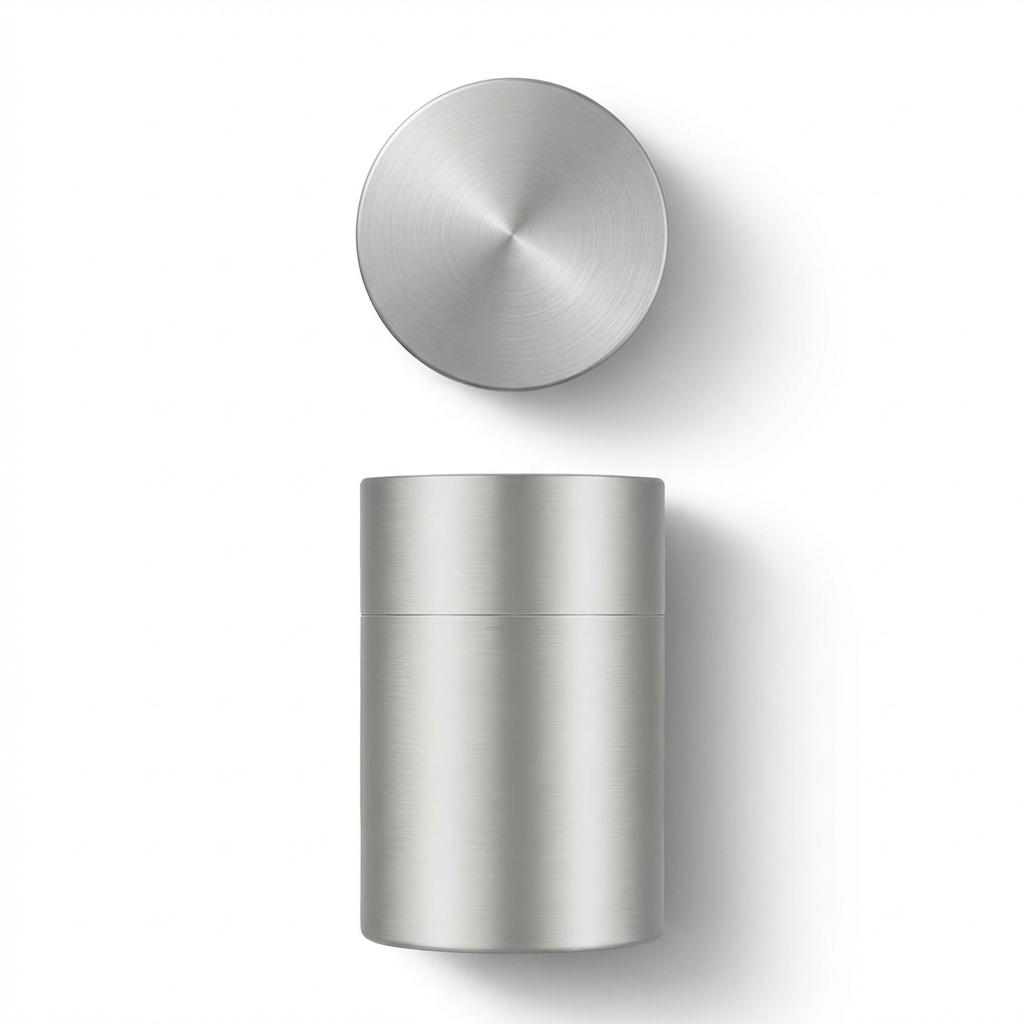 波導調律器 トップビューと本体 - 蓋と本体の精密な構造